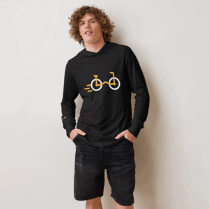 Camiseta de manga larga con capucha unisex