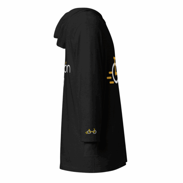 Camiseta de manga larga con capucha unisex - Imagen 5